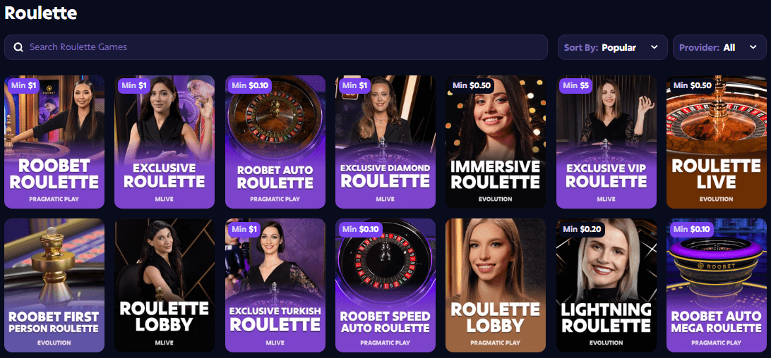 Roobet roulette